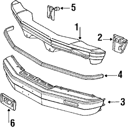 Thunderbird BUMPER ASSEMBLY