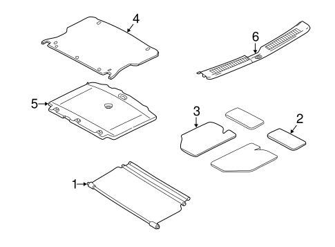 Mariner INTERIOR TRIM - REAR BODY