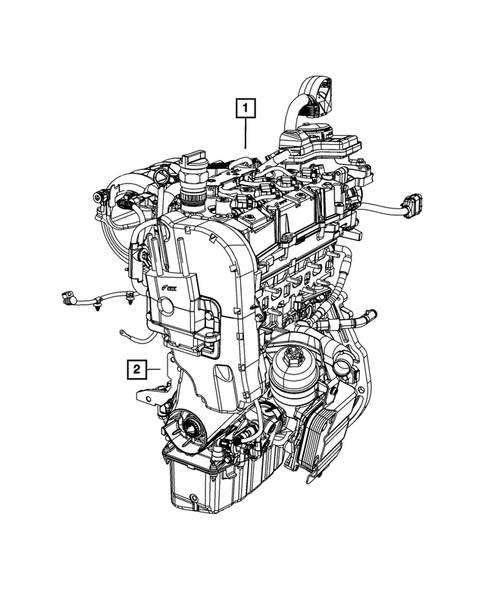 Engine Identification, Service Engines & Engine Service Kits for 2015 Jeep Renegade #1