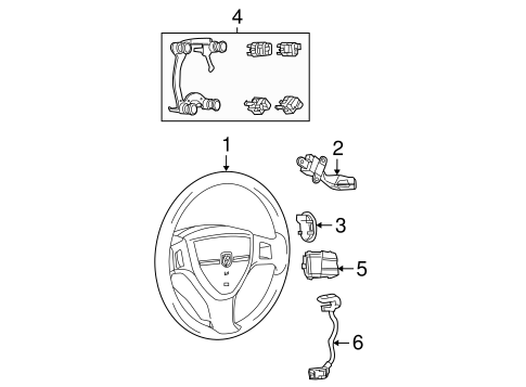 Steering/Steering Wheel & Trim for 2012 Dodge Grand Caravan #1