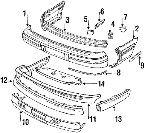 900 BUMPER & COMPONENTS - FRONT