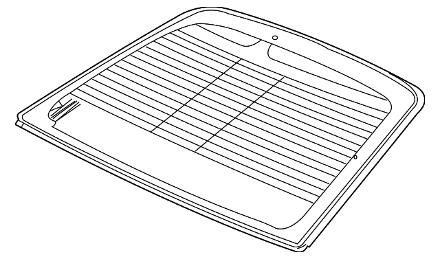 3W4Z-5442006-AA Деталь BACK GLASS