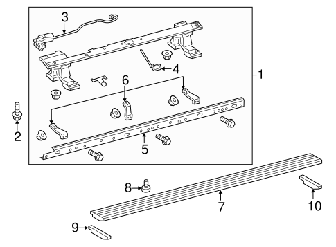 BODY/RUNNING BOARD for 2013 Toyota 4Runner #2