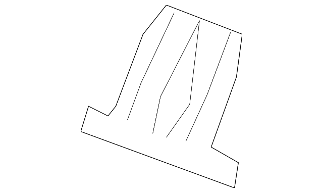 22725694 Деталь UPPER TRIM RETAINER