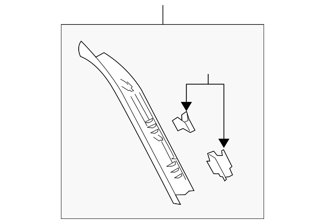 21993333 Деталь SIDE TRIM, LEFT