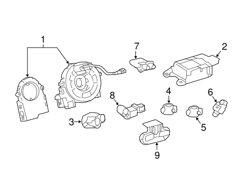 ELECTRICAL/AIR BAG COMPONENTS for 2016 Scion iM #1