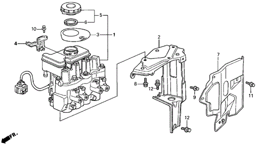 A.L.B. Modulator for 1993 Acura Legend #0