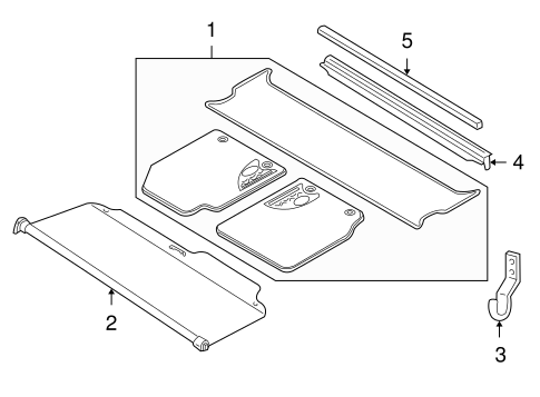 Discovery INTERIOR TRIM - REAR BODY