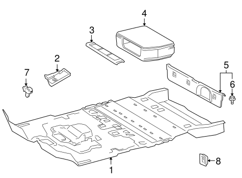 BODY/INTERIOR TRIM - REAR BODY for 2010 Toyota Sienna #1