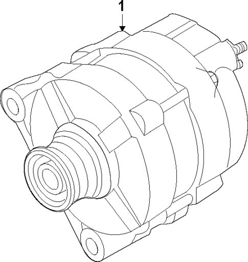 Alternator for 2018 Nissan Rogue #1