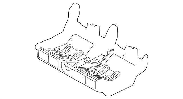 CK4Z-9963160-F Деталь SEAT FRAME, RIGHT