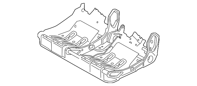 CK4Z-9963161-F Деталь SEAT FRAME, LEFT