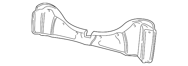 F8ZZ6345522AAA Деталь REAR TRIM PANEL