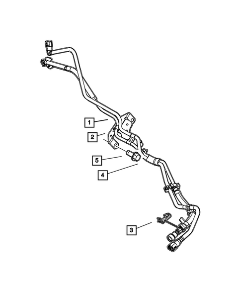 Fuel Lines for 2009 Dodge Dakota #0