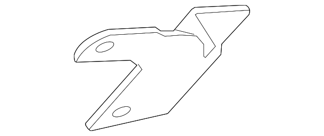 C2Z6195 DRAIN HOSE BRACKET, LEFT