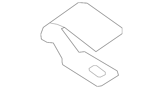 981-631-385-00 Деталь HIGH MOUNT LAMP PLATE