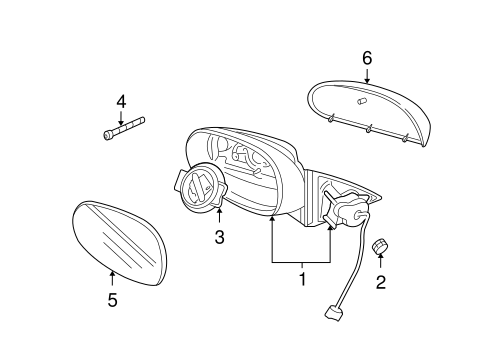 X-Type OUTSIDE MIRRORS