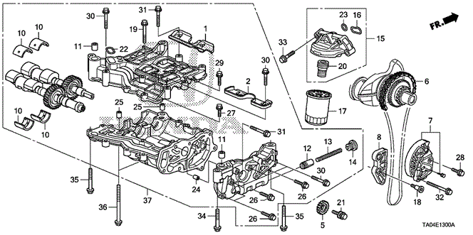 Base, Oil Filter Base, Oil Filter