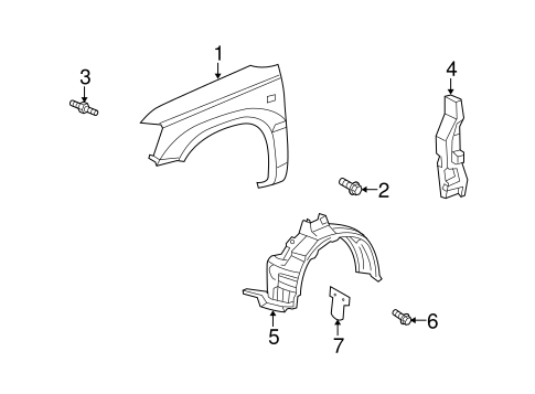 BODY/FENDER & COMPONENTS for 2006 Toyota Highlander #1