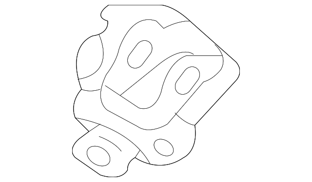 4569604 Деталь KNUCKLE BRACKET, LEFT
