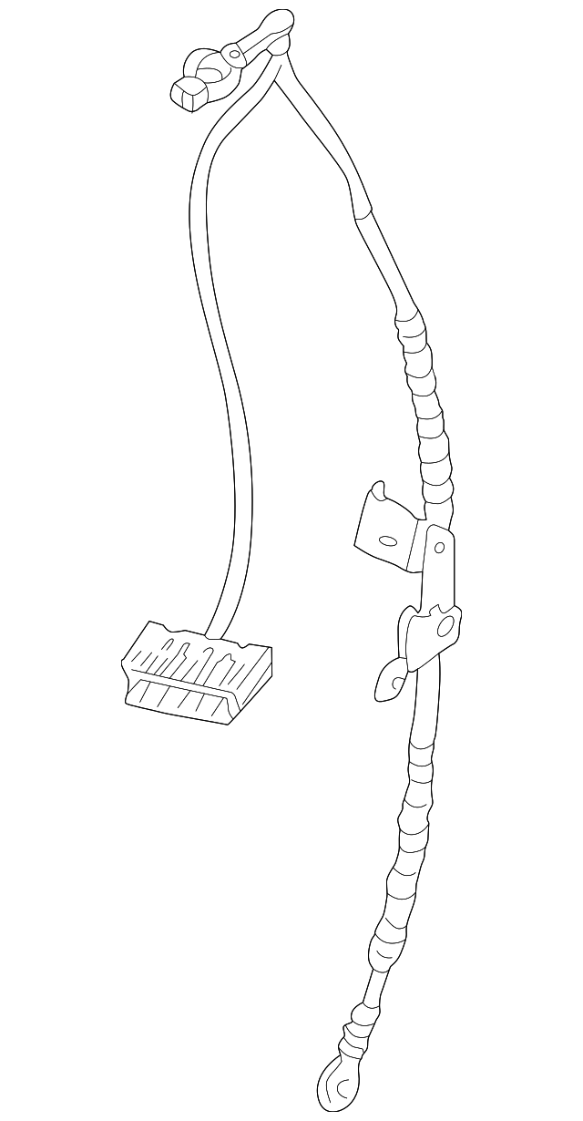 12755254 Деталь POSITIVE CABLE