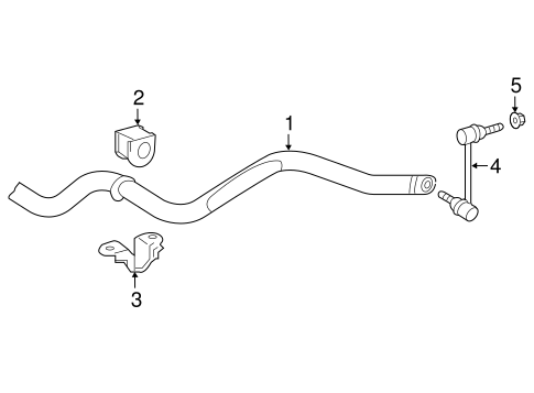 FRONT SUSPENSION/STABILIZER BAR & COMPONENTS for 2016 Toyota Tacoma #1