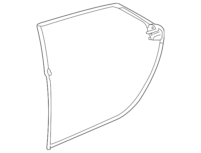 C2D45694 Деталь DOOR W'STRIP, RIGHT