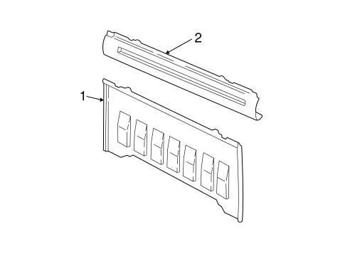 C2500 Pickup BACK PANEL 2