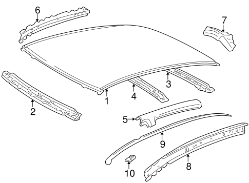 BODY/ROOF & COMPONENTS for 2003 Toyota Echo #2