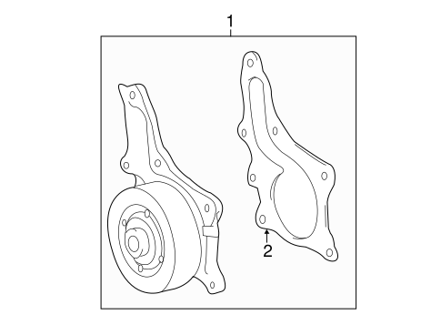 COOLING SYSTEM/WATER PUMP for 2016 Toyota Camry #1