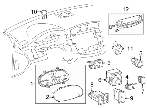 ELECTRICAL/HEADLAMP COMPONENTS for 2012 Toyota Avalon #3