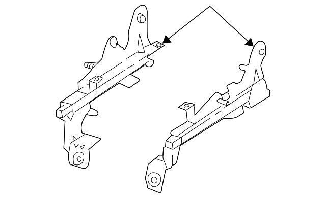 F87Z1061704BB Деталь SEAT TRACK, RIGHT