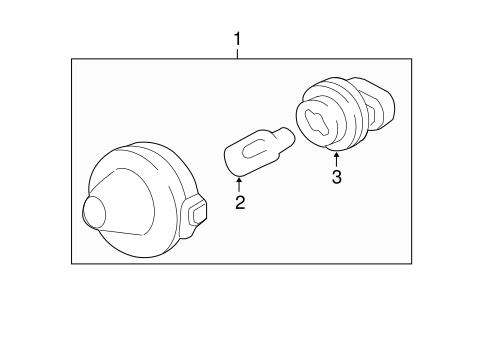 Electrical/License Lamps for 2005 Ford Ranger #1