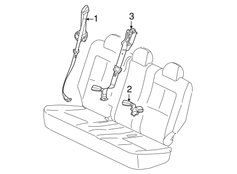 Vue REAR SEAT BELTS