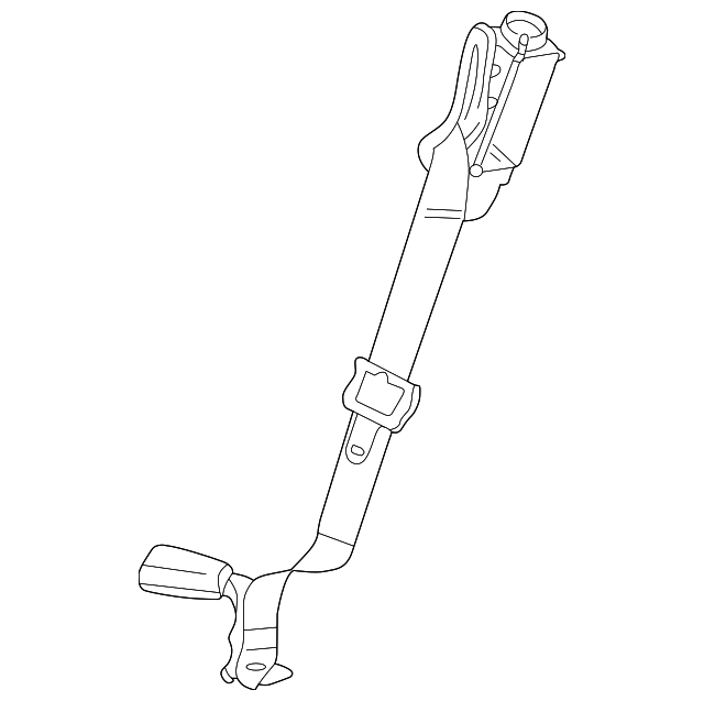 22711832 Деталь CENTER SEAT BELT