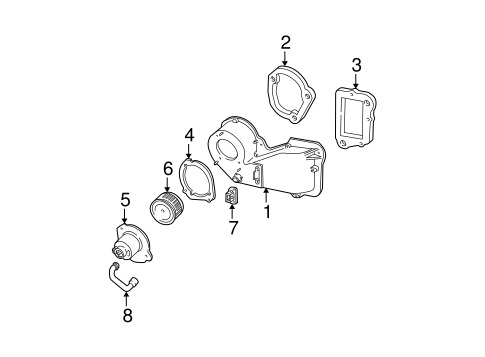 HVAC/Heater Components for 2000 Ford Ranger #1