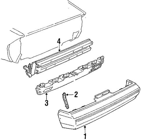 Camaro BUMPER & COMPONENTS - REAR