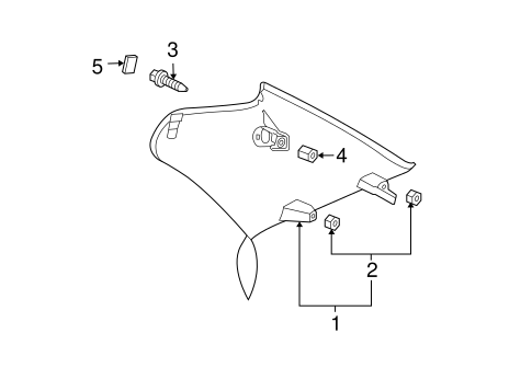 9-3 INTERIOR TRIM - QUARTER PANELS