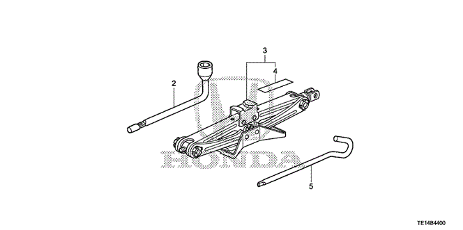 INTERIOR / BUMPER/TOOLS - JACK for 2012 Honda ACCORD COUPE #1