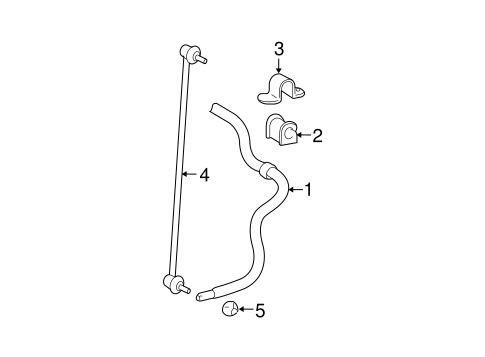 FRONT SUSPENSION/STABILIZER BAR & COMPONENTS for 2009 Toyota Yaris #1