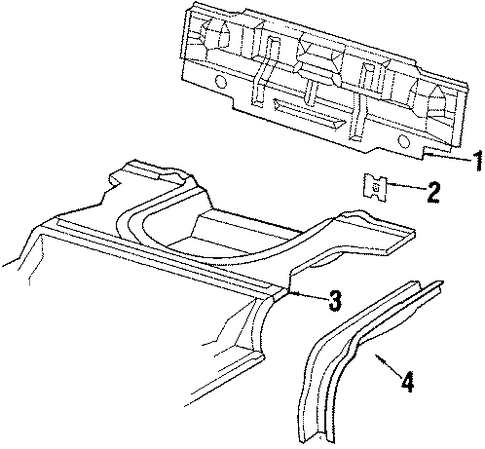Firenza REAR BODY & FLOOR
