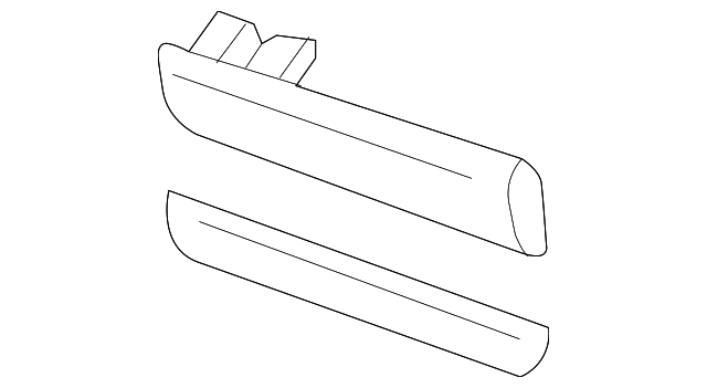 15718382 Деталь REAR MOLDING, RIGHT