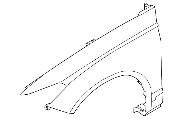 DS7Z-16006-A Деталь FENDER, LEFT