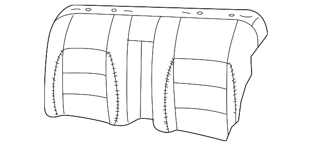 GNC5585BBLFJ Деталь SEAT BACK ASSY COVER