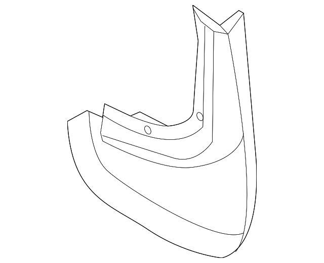 31265333 Деталь MUD GUARD, LEFT