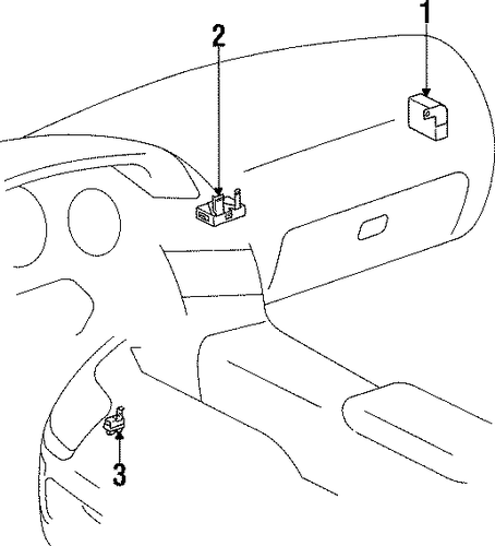 ELECTRICAL/ANTI-THEFT COMPONENTS for 1996 Toyota Supra #1