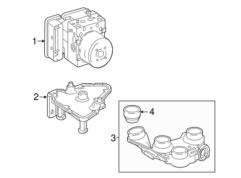 ABS Components for 2019 Mercedes-Benz C 63 AMG® #1