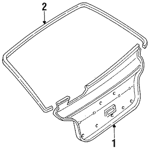 Interior Trim for 1997 Ford Aspire #0