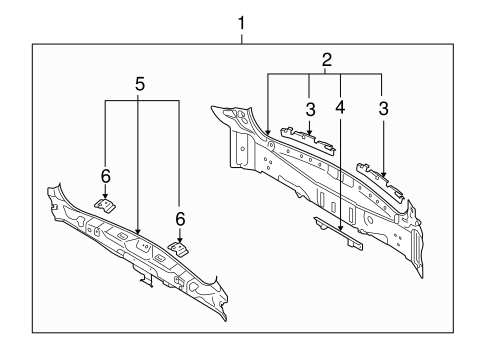 Rear Body for 2013 Mazda CX-9 #0