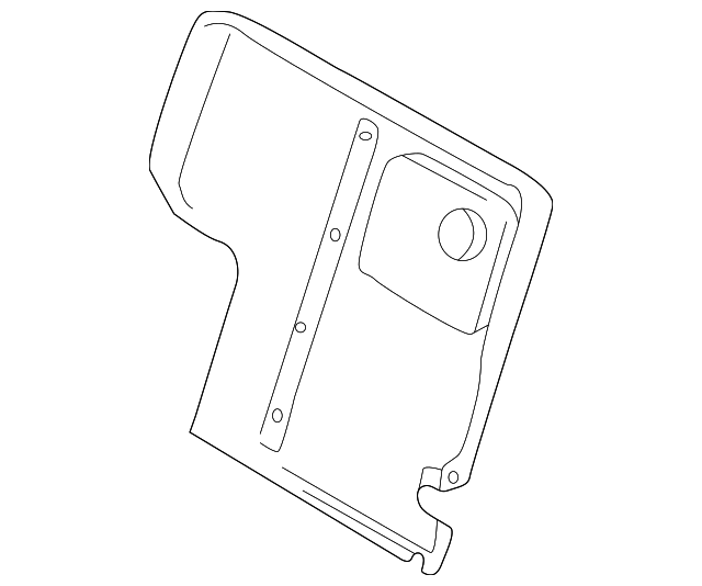 88970657 Деталь SEAT BACK PANEL, RIGHT